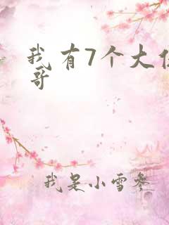 我有7个大佬哥哥