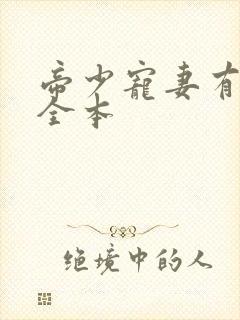 帝少宠妻有点甜全本