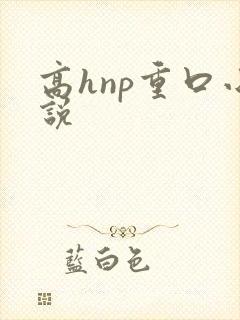高hnp重口小说