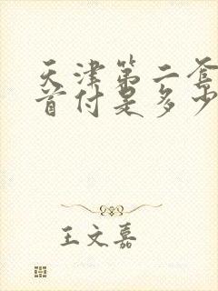 天津第二套房子首付是多少