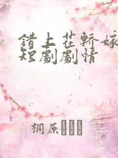 错上花轿嫁王爷短剧剧情