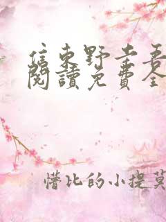 信东野圭吾在线阅读免费全本