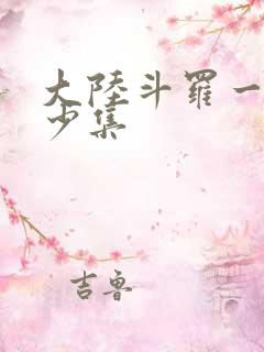 大陆斗罗一共多少集