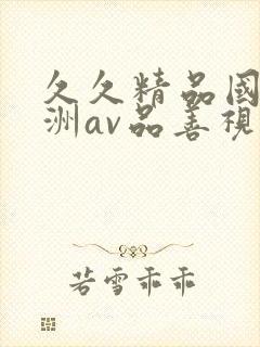 久久精品国产亚洲av品善视