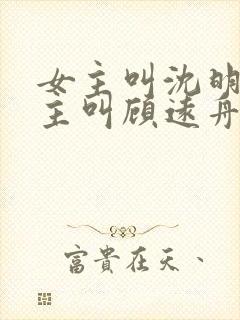 女主叫沈明月男主叫顾远舟的小说