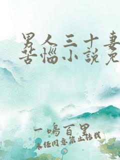 男人三十妻子的苦恼小说免费阅读下载