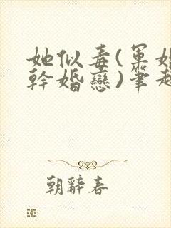 她似毒(军婚高干婚恋)笔趣阁