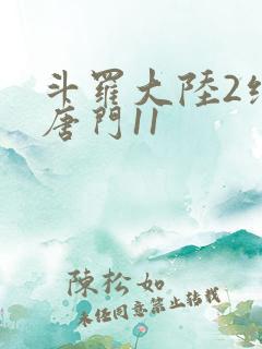 斗罗大陆2绝世唐门11