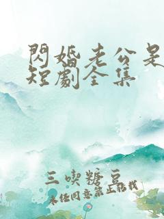 闪婚老公是豪门短剧全集