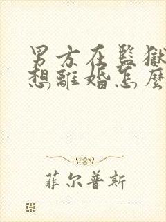 男方在监狱女方想离婚怎么才能离