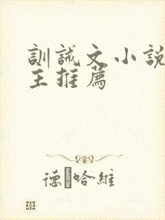 训诫文小说双男主推荐