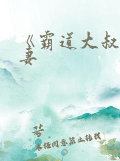 《霸道大叔宠甜妻