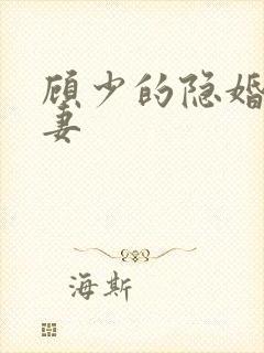 顾少的隐婚小娇妻
