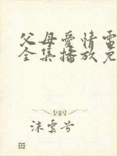 父母爱情电视剧全集播放免费观看