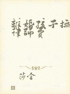 离婚孩子抚养权律师费