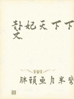 卦妃天下下载全文