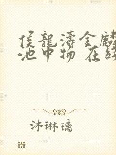 侯龙涛金麟岂是池中物 在线阅读