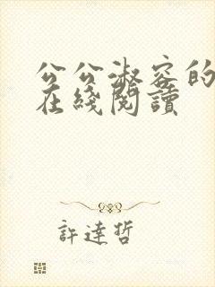 公公淑容的小说在线阅读