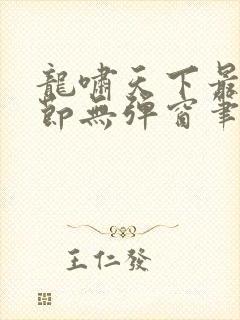 龙啸天下最新章节无弹窗笔趣阁