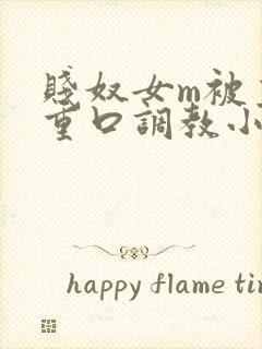 贱奴女m被主人重口调教小说