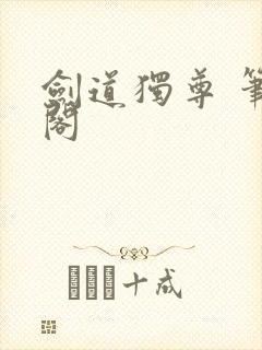 剑道独尊 笔趣阁