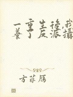 一重生后,我娇养了反派摄政王