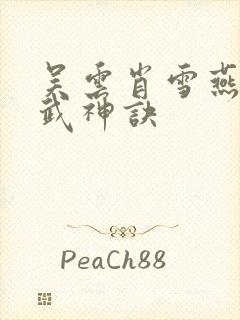 吴云肖雪燕太上武神诀