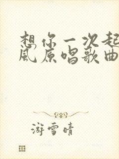 想你一次起一阵风原唱歌曲播放
