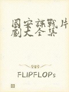 国安谍战片电视剧大全集