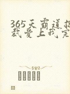 365天霸道总裁爱上我完整版