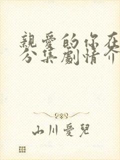 亲爱的你在哪里分集剧情介绍