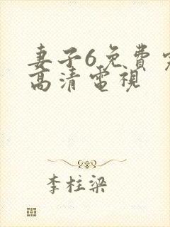 妻子6免费完整高清电视