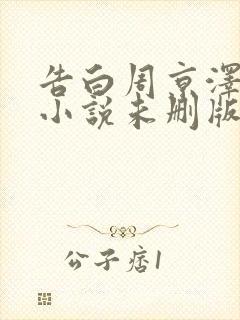 告白周京泽许随小说未删版