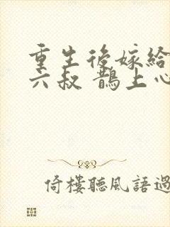 重生后嫁给前夫六叔 鹊上心头