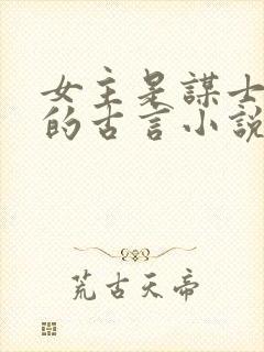 女主是谋士军师的古言小说