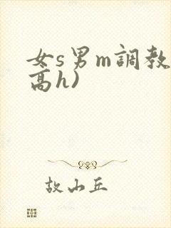 女s男m调教(高h)