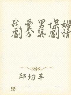 我爱男保姆电视剧分集剧情介绍