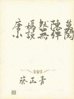 唐嫣然陈万里的小说无弹阅读