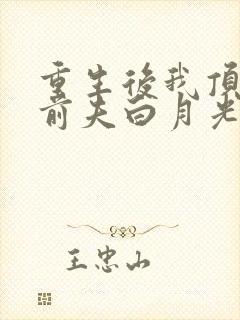 重生后我顶替了前夫白月光最新章节txt