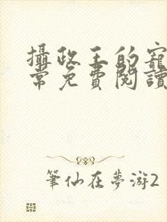 摄政王的宠妻日常免费阅读全文