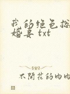 我的绝色总裁未婚妻 txt