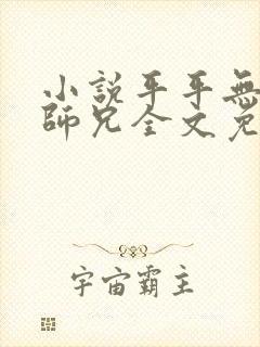 小说平平无奇大师兄全文免费读