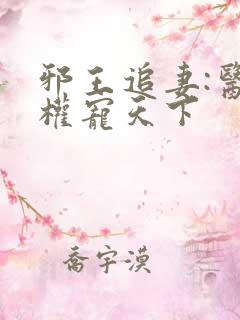 邪王追妻:医妃权宠天下