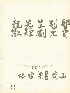 龙先生别那么骄傲短剧免费看