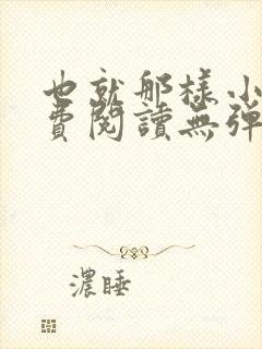 也就那样小说免费阅读无弹窗