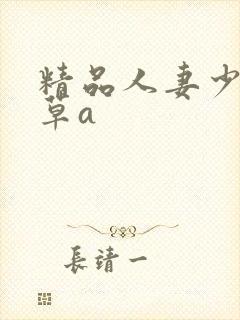 精品人妻少妇嫩草a