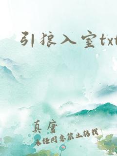 引狼入室txt