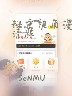 秘密视角漫画高清版：结局+番外