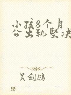 小孩8个月 老公出轨坚决要离婚怎么办