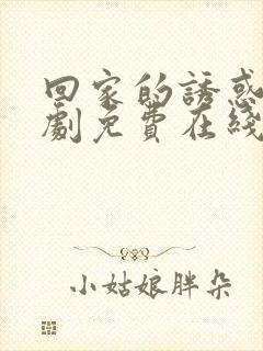 回家的诱惑电视剧免费在线观看完